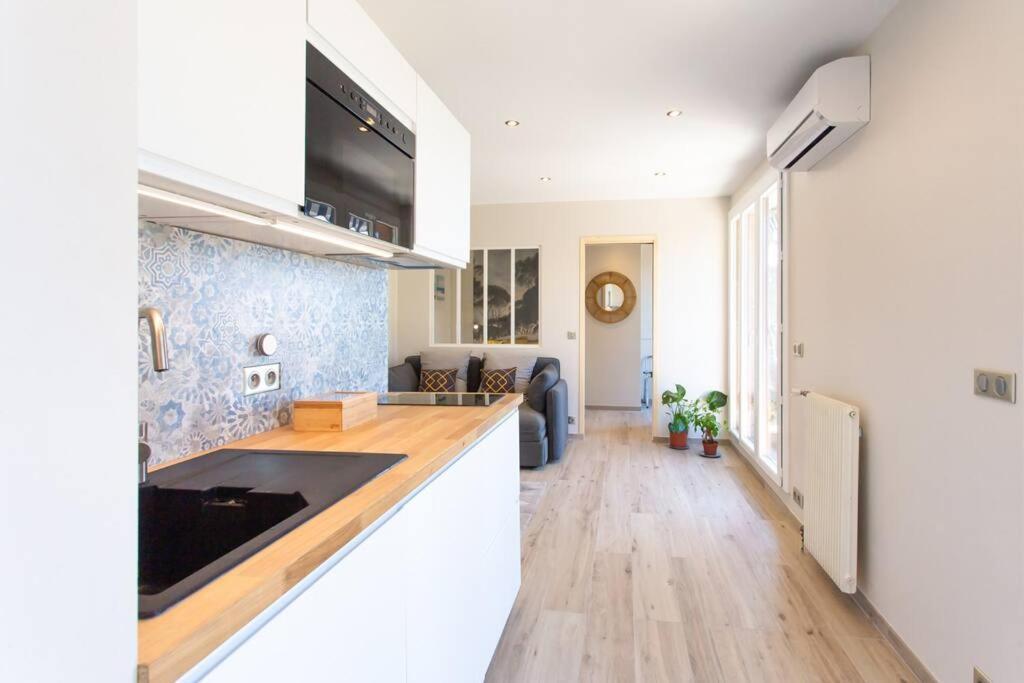 L36 Sea View Terrace 10Min Walking To Sea/Parking & Ac Apartamento Nice Exterior foto